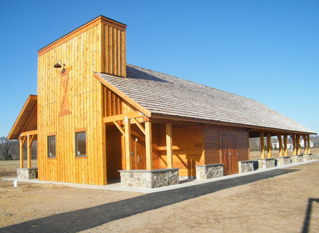 Custom wood building